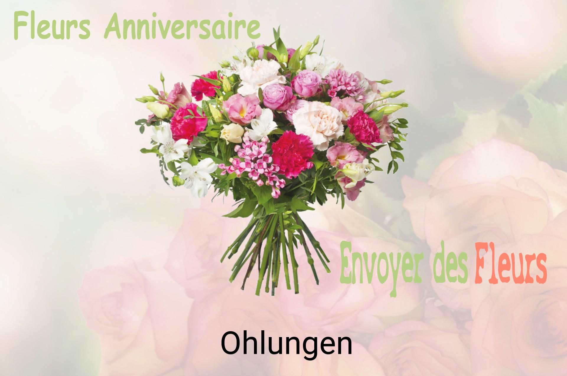 Bouquet de fleurs d’anniversaire livré à Ohlungen