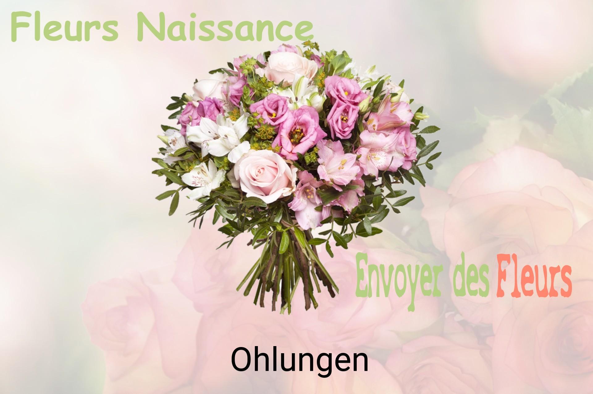 Bouquet de fleurs de naissance livré à Ohlungen